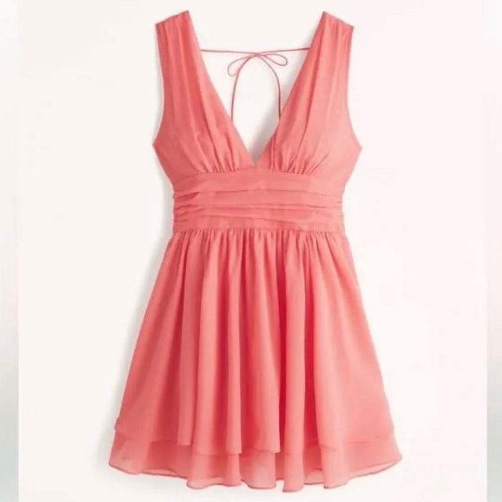 Abercrombie & Fitch Flirty Drama Mini Dress